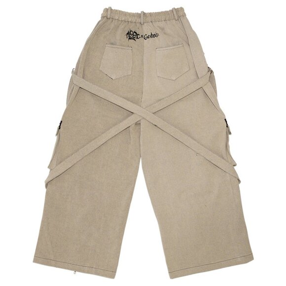 NEW ACDC Rag x Gedraji Cryptid Corpse Beige Cargo Pants - Picture 2 of 9